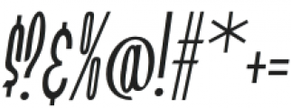 Sutray Italic Thin Italic otf (100) Font OTHER CHARS