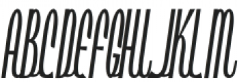 Sutray Italic Thin Italic otf (100) Font UPPERCASE