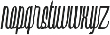 Sutray Italic Thin Italic otf (100) Font LOWERCASE