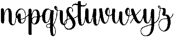 sunkissed Regular otf (400) Font LOWERCASE