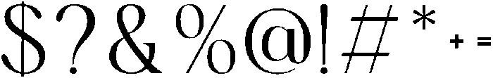 sunshine Regular otf (400) Font OTHER CHARS