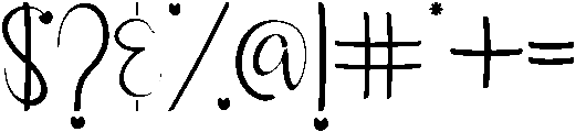 sunshine otf (400) Font OTHER CHARS