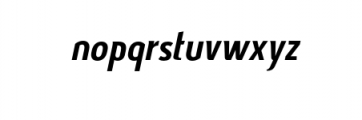 Subversia-Italic.otf Font LOWERCASE