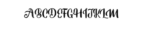 Suthejo Font UPPERCASE