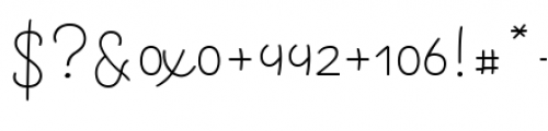 Suarez Regular Font OTHER CHARS