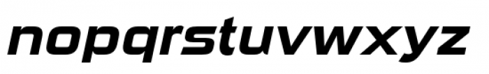 Sui Generis Bold Italic Font LOWERCASE