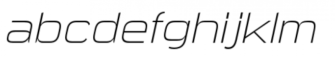 Sui Generis Extra Light Italic Font LOWERCASE