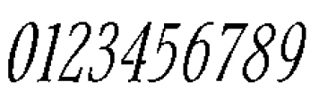 Summa Italic Font OTHER CHARS