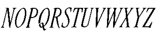 Summa Italic Font UPPERCASE