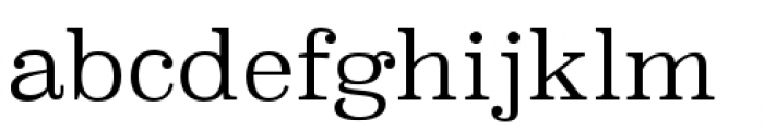 Superclarendon Light Font LOWERCASE
