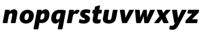 Supra Rounded Extra Bold Italic Font LOWERCASE
