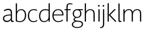 Supra Rounded Extra Light Font LOWERCASE