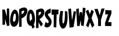 Surfer Shop BTN Condensed Bold Font UPPERCASE