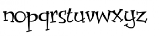 Suzie Q Font LOWERCASE