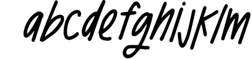 SUGARY SWEET Handwriting Script Font LOWERCASE