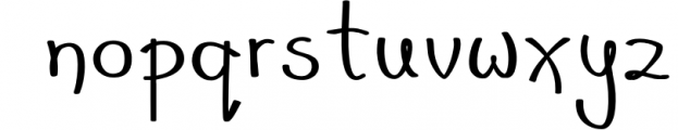 Such A Cute Font 2 Font LOWERCASE