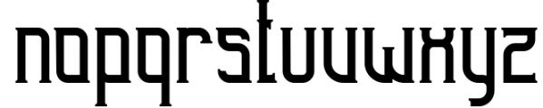 Sunblast Display Typeface 1 Font LOWERCASE