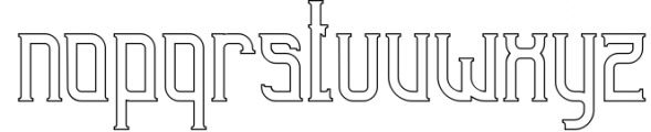 Sunblast Display Typeface 3 Font LOWERCASE