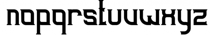 Sunblast Display Typeface 5 Font LOWERCASE