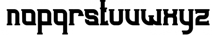 Sunblast Display Typeface 7 Font LOWERCASE