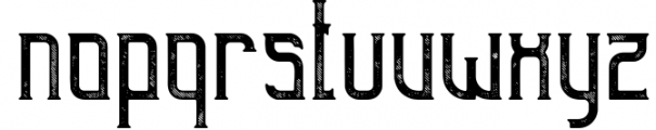Sunblast Display Typeface 8 Font LOWERCASE