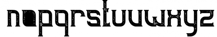 Sunblast Display Typeface 9 Font LOWERCASE