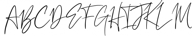 Suntrike Signature Modern Font UPPERCASE