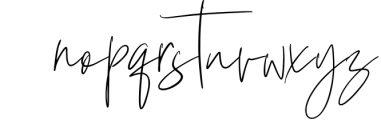 Suntrike Signature Modern Font LOWERCASE