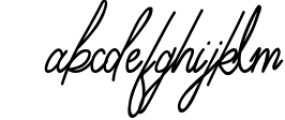 Susannah - a signature font Font LOWERCASE