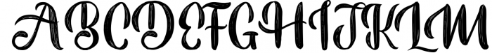 Suthejo Modern Typeface Font UPPERCASE