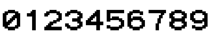 SUPER-VCR MONO Font OTHER CHARS