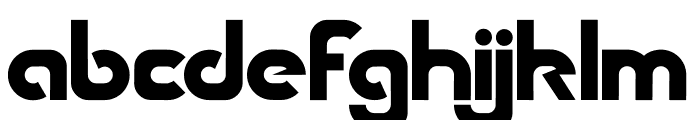 SUPERBOLD-Regular Font LOWERCASE
