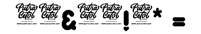 SURGA CINTA Font OTHER CHARS