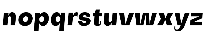 Subjectivity-ExtraBoldSlanted Font LOWERCASE