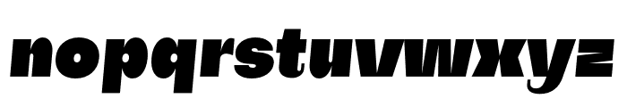 Subjectivity-SuperSlanted Font LOWERCASE