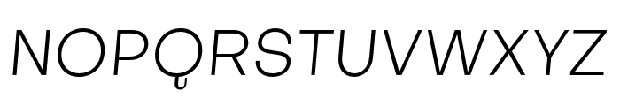 SubjectivitySerif-LightSlanted Font UPPERCASE