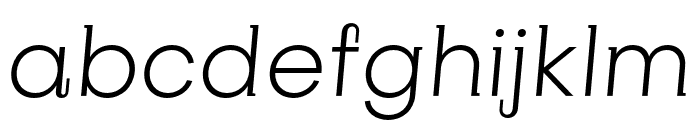 SubjectivitySerif-LightSlanted Font LOWERCASE