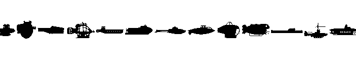 Submarines Font UPPERCASE