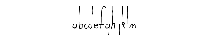 Subterranean Dylan Regular Font LOWERCASE