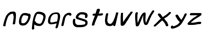 Subtitle Quirky Bold Italic Font LOWERCASE