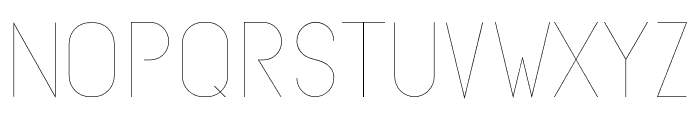 SubtleSansUltraLight-Regular Font LOWERCASE