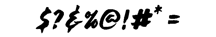 Subway Scrib Font OTHER CHARS