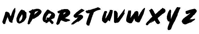 Subway Scrib Font UPPERCASE