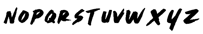 Subway Scrib Font LOWERCASE