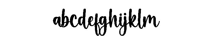 Succulent Font LOWERCASE