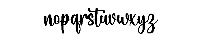 Succulent Font LOWERCASE