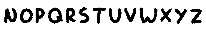 Suffifont Regular Font UPPERCASE