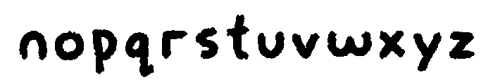 Suffifont Regular Font LOWERCASE
