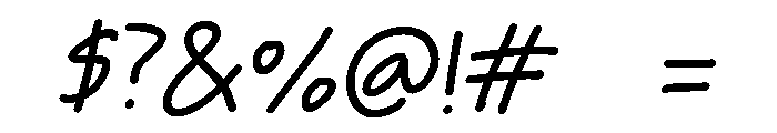 Sugar Aren Font OTHER CHARS
