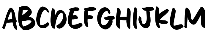 Sugar Cake Font UPPERCASE
